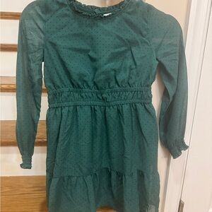 Carter's Green Polka Dot Casual Dress